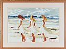 BEACH WALK by Louise Mansfield at Ross's Online Art Auctions