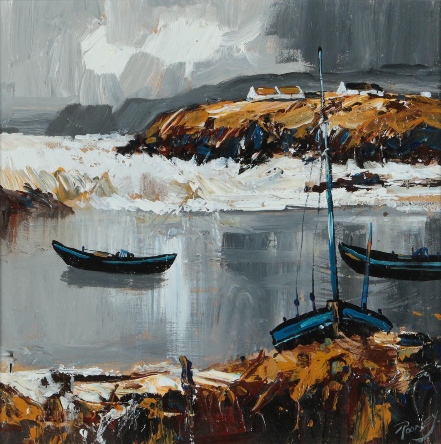 NORTH COAST TIDAL SURGE by J.P. Rooney at Ross's Online Art Auctions