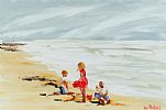 BEACH DAYS by Louise Mansfield at Ross's Online Art Auctions