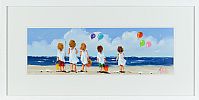 FIVE ON THE BEACH by Michelle Carlin at Ross's Online Art Auctions