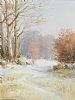 SNOW AT BELFAST CASTLE GROUNDS by Maurice Canning Wilks ARHA RUA at Ross's Online Art Auctions