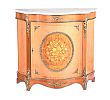FRENCH STYLE KINGWOOD SERPENTINE FRONT SIDE CABINET at Ross's Online Art Auctions