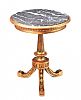 VICTORIAN GILT MARBLE TOP LAMP TABLE at Ross's Online Art Auctions