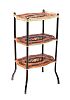 ANTIQUE KINGWOOD THREE TIER WHAT-NOT at Ross's Online Art Auctions