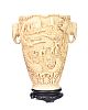 PAIR OF CHINESE FAUX IVORY VASES at Ross's Online Art Auctions
