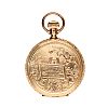 14CT GOLD POCKET WATCH at Ross's Online Art Auctions