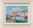 CARNLOUGH HARBOUR, COUNTY ANTRIM by William Cunningham at Ross's Online Art Auctions