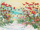 COASTAL WILD FLOWERS by Evelina Vine at Ross's Online Art Auctions