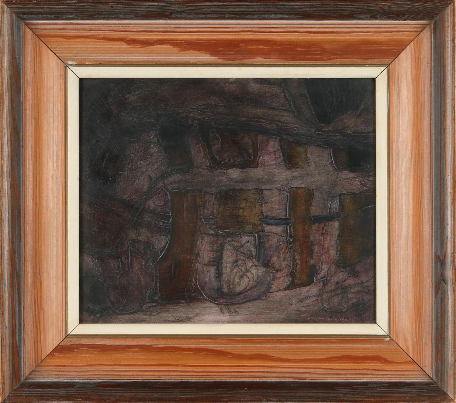 THE DARK WIND AMONG OLD STONES by Padraig MacMiadhachain RUA at Ross's Online Art Auctions