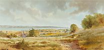VIEW TO STRANGFORD LOUGH by Robert B. Higgins at Ross's Online Art Auctions