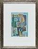 ABSTRACT COMPOSITION by George Campbell RHA RUA at Ross's Online Art Auctions