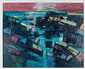 CALM SEA & ROCKS, ORLOCK by Brian Ballard RUA at Ross's Online Art Auctions