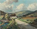 RIVER IN THE GLENS OF ANTRIM by Charles McAuley at Ross's Online Art Auctions