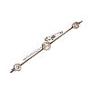 WHITE GOLD DIAMOND BROOCH at Ross's Online Art Auctions