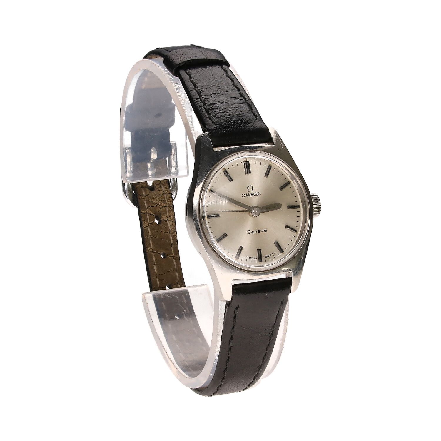 OMEGA STAINLESS STEEL LADY'S WRIST WATCH at Ross's Online Art Auctions