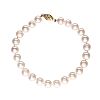 14CT GOLD CULTURED PEARL BRACELET at Ross's Online Art Auctions
