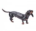 COLD PAINTED BRONZE DACHSHUND FIGURE at Ross's Online Art Auctions