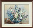 STILL LIFE BOWL OF FLOWERS by Marion Broom at Ross's Online Art Auctions