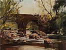 THE BRIDGE by Maurice Canning Wilks ARHA RUA at Ross's Online Art Auctions