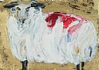 STANDING RAM by Christine Bowen at Ross's Online Art Auctions