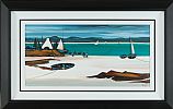 THE BUSY EMERALD SEA by J.P. Rooney at Ross's Online Art Auctions