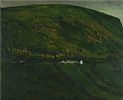 HILLSIDE COTTAGES, CAVEHILL by Catherine McWilliams RUA at Ross's Online Art Auctions
