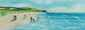 A SUMMER'S DAY, PORTSTEWART STRAND by Paula McKinney at Ross's Online Art Auctions