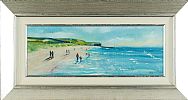 A SUMMER'S DAY, PORTSTEWART STRAND by Paula McKinney at Ross's Online Art Auctions