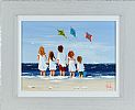 FIVE FLYING KITES by Michelle Carlin at Ross's Online Art Auctions