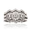 18CT WHITE GOLD DIAMOND BRIDAL TRIO at Ross's Online Art Auctions