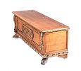 VINTAGE MAHOGANY BLANKET BOX at Ross's Online Art Auctions