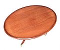 MAHOGANY OVAL COFFEE TABLE at Ross's Online Art Auctions