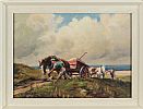 SPRING CARTS NEAR CUSHENDALL by Charles McAuley at Ross's Online Art Auctions