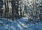 WINTER SUNLIGHT THROUGH THE TREES by Paul Walls RUA at Ross's Online Art Auctions
