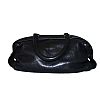 VINTAGE CHANEL BLACK LEATHER BOWLING BAG at Ross's Online Art Auctions