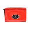 MULBERRY CORAL RED LEATHER PURSE at Ross's Online Art Auctions