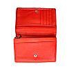 MULBERRY CORAL RED LEATHER PURSE at Ross's Online Art Auctions