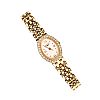 LONGINES 18CT GOLD DIAMOND LADY'S WRIST WATCH at Ross's Online Art Auctions