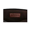 BURBERYY BROWN LEATHER & HOUSE CHECK CANVAS CLUTCH BAG at Ross's Online Art Auctions