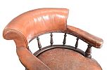 IMPORTANT TITANIC LEATHER CAPTAIN'S CHAIR at Ross's Online Art Auctions