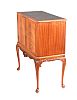 VINTAGE FEATHERED MAHOGANY COCKTAIL CABINET at Ross's Online Art Auctions