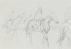 HORSES EXERCISING by Basil Blackshaw HRHA HRUA at Ross's Online Art Auctions