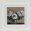 WHITE FLOWERS IN A ROUND VASE by Vivek Mandalia at Ross's Online Art Auctions