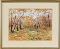 HORSE & RIDER IN THE FOREST by Wilbur Little at Ross's Online Art Auctions