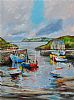 BALLINTOY HARBOUR, COUNTY ANTRIM by Niall Campion at Ross's Online Art Auctions
