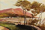 ROSTREVOR & THE MOUNTAINS OF MOURNE by James McDonald at Ross's Online Art Auctions
