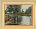 THE RIVER STOUR, DEDHAM by Wilfred J. Haughton at Ross's Online Art Auctions
