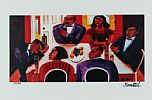 THE DINNER PARTY by Graham Knuttel at Ross's Online Art Auctions