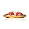 18CT GOLD TOURMALINE & DIAMOND RING at Ross's Online Art Auctions