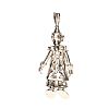 STERLING SILVER CLOWN PENDANT at Ross's Online Art Auctions